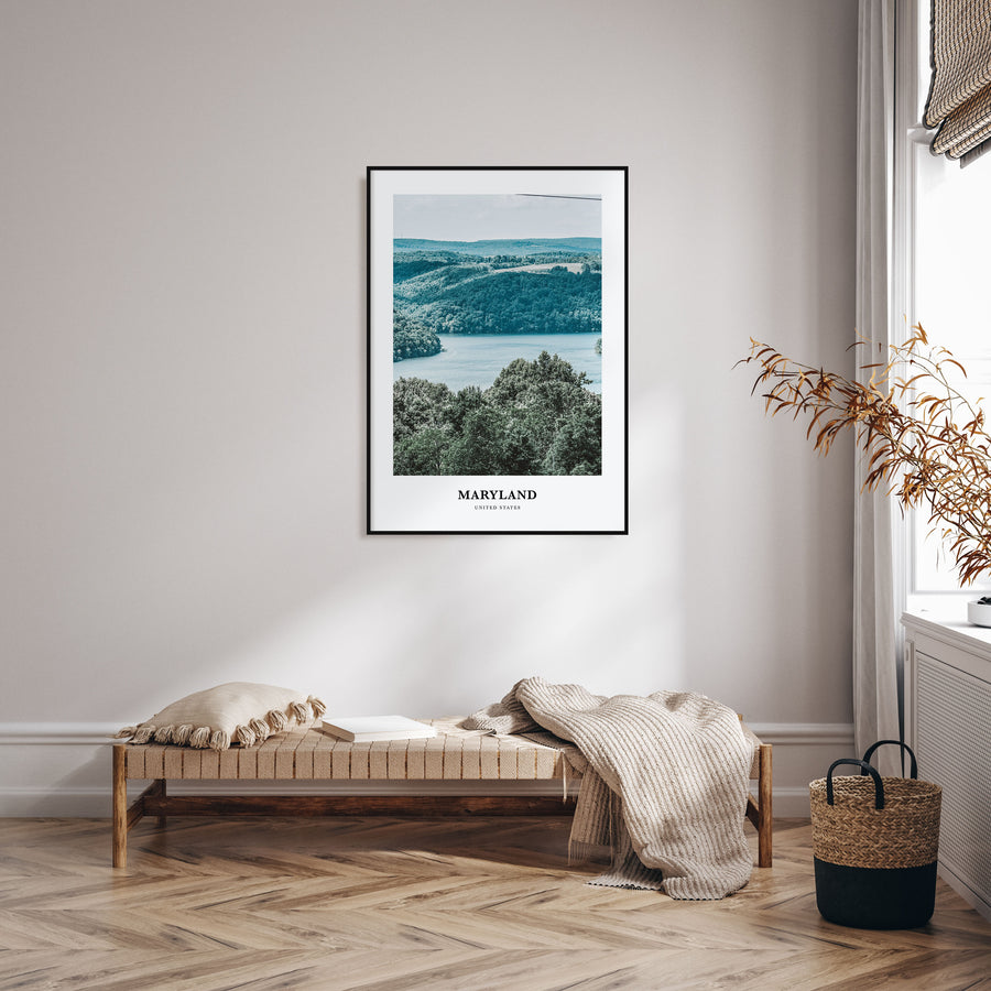 Maryland Portrait Color Poster