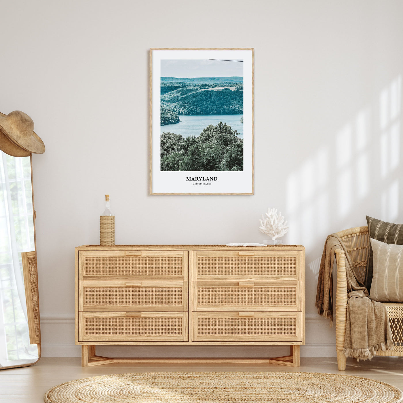 Maryland Portrait Color Poster