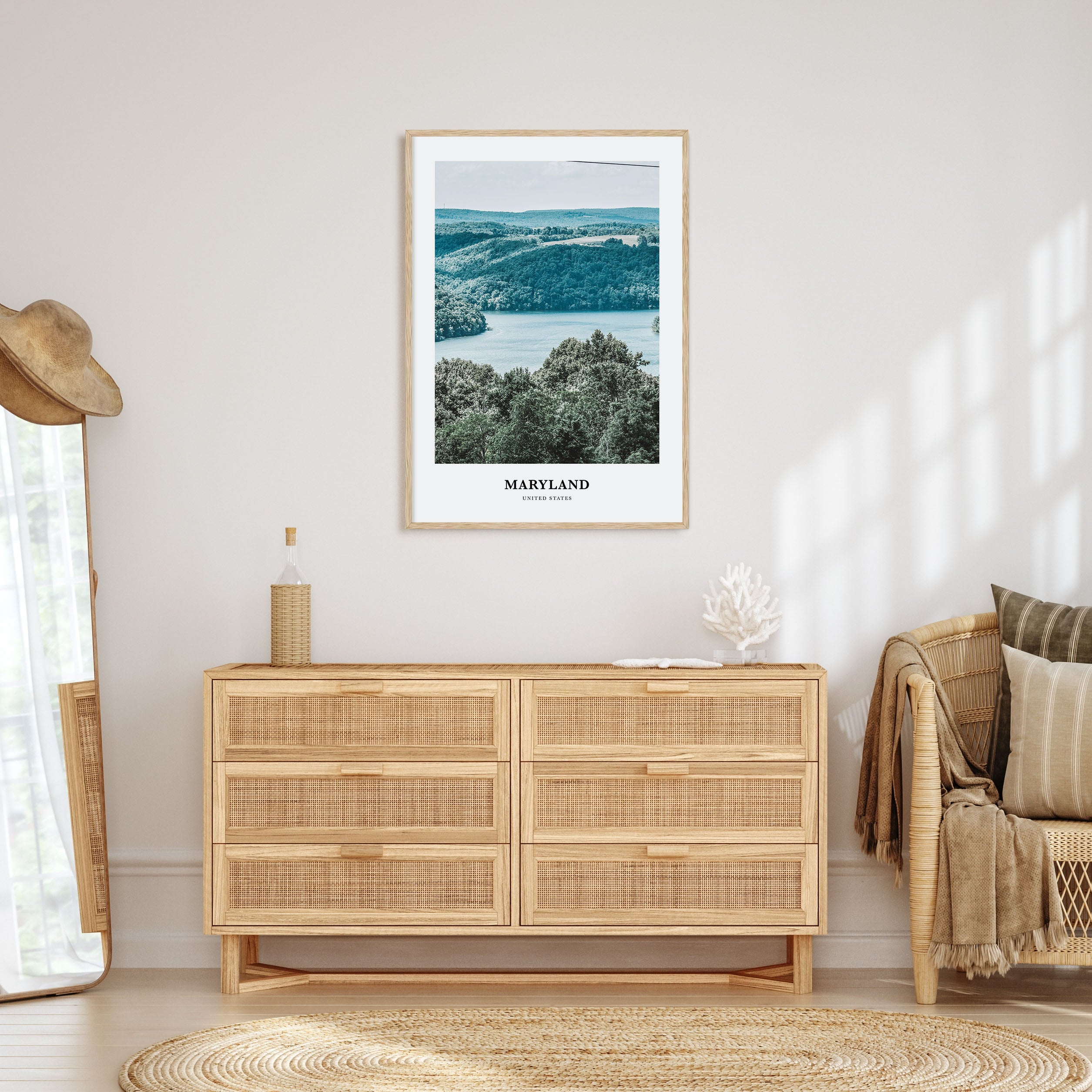 Maryland Portrait Color Poster