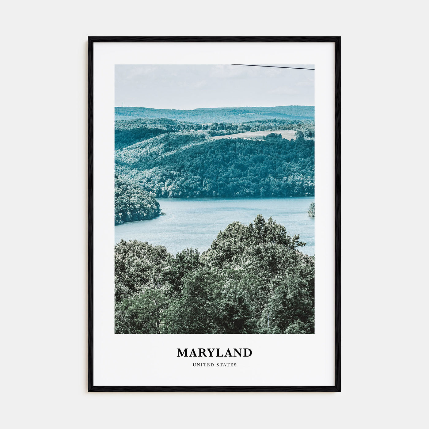 Maryland Portrait Color Poster
