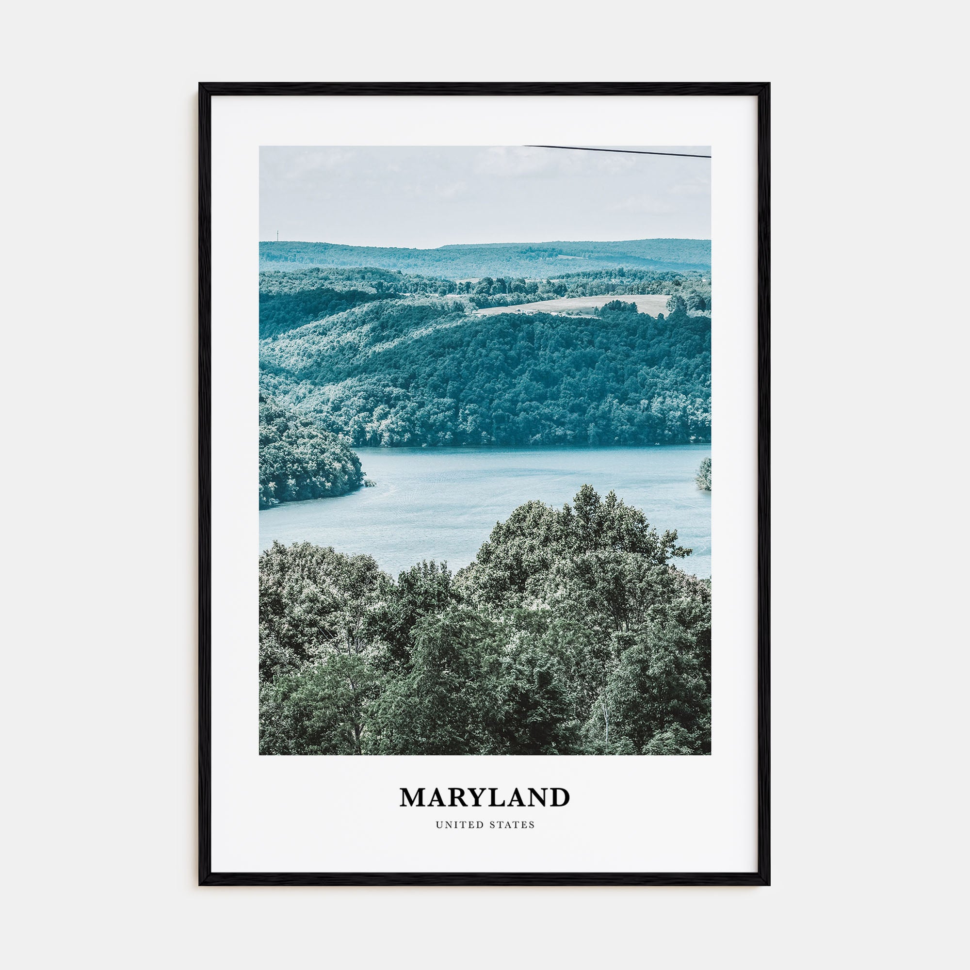 Maryland Portrait Color Poster