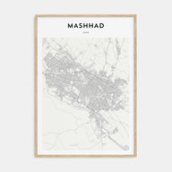 Mashhad Map Portrait Poster