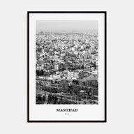 Mashhad Portrait B&W Poster