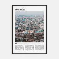 Mashhad Travel Color Poster