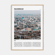Mashhad Travel Color Poster