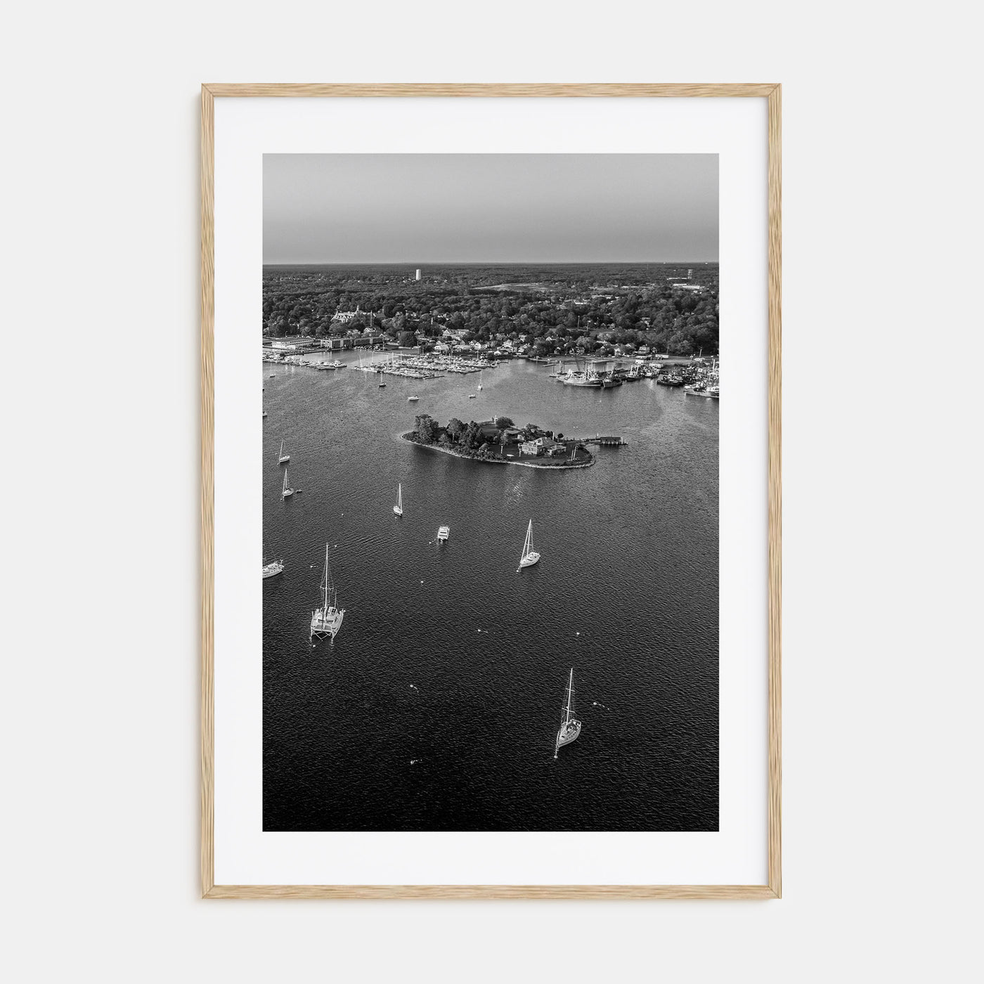 Massachusetts Photo B&W Poster