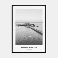 Massachusetts Portrait B&W No 2 Poster