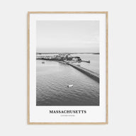 Massachusetts Portrait B&W No 2 Poster