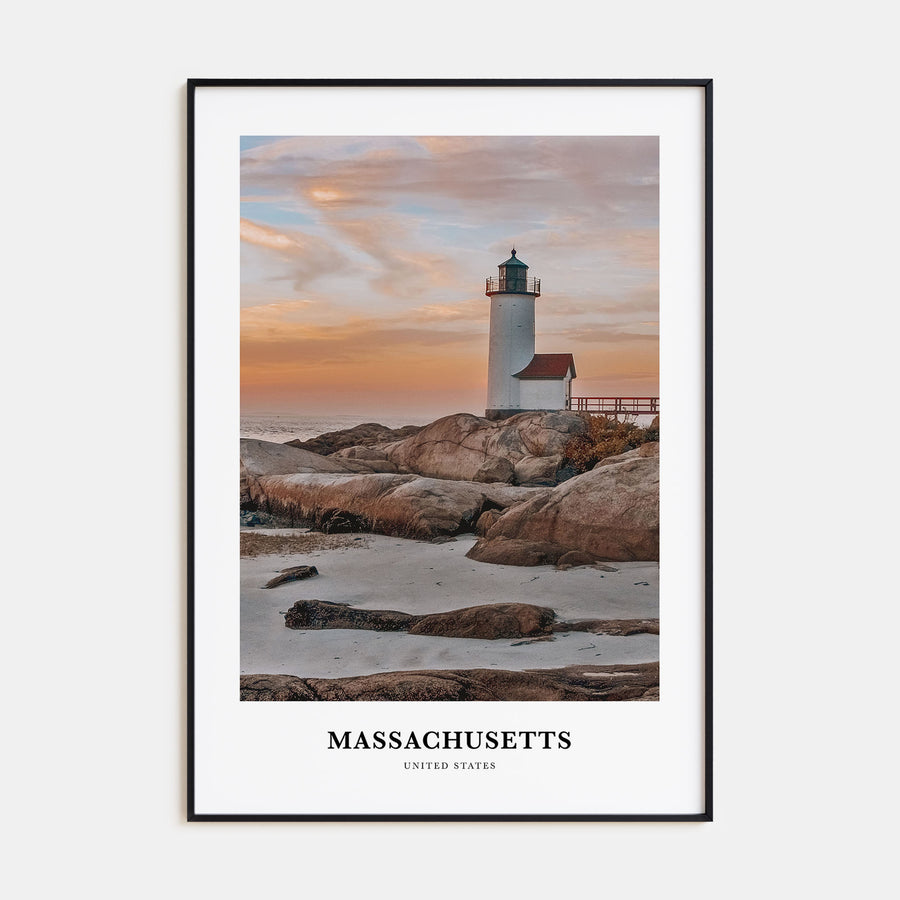 Massachusetts Portrait Color Poster