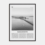 Massachusetts Travel B&W No 2 Poster