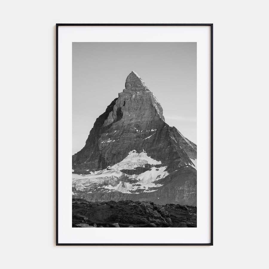 Matterhorn Photo B&W Poster