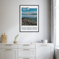 Maui County Travel Color Poster