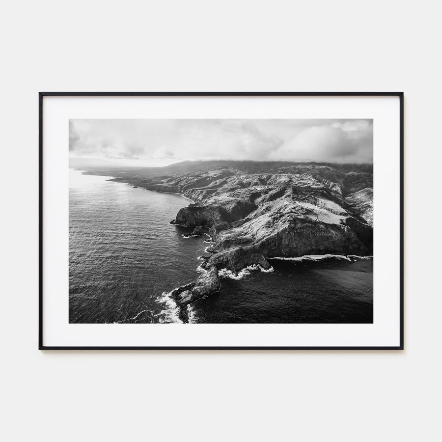 Maui Landscape B&W Poster