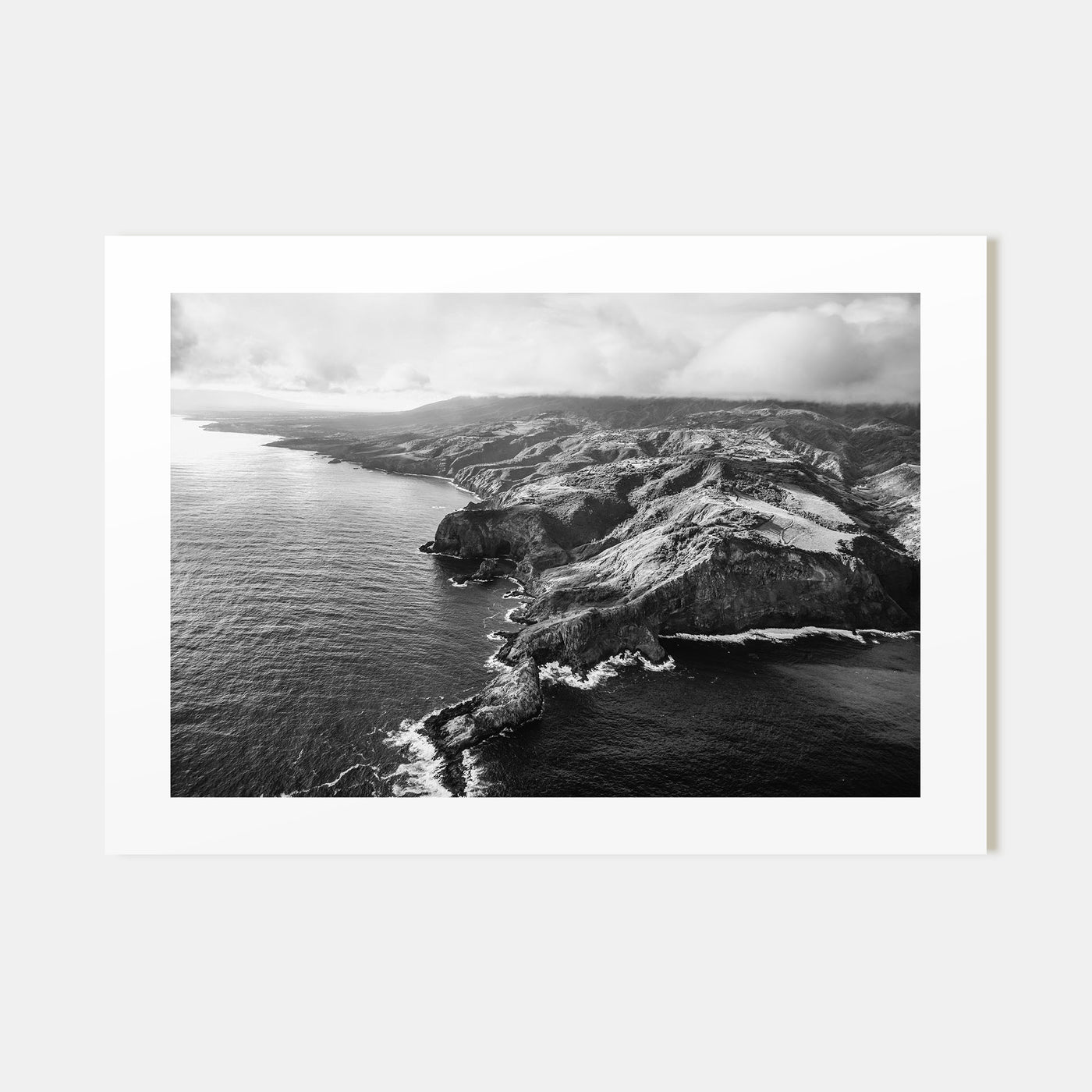 Maui Landscape B&W Poster