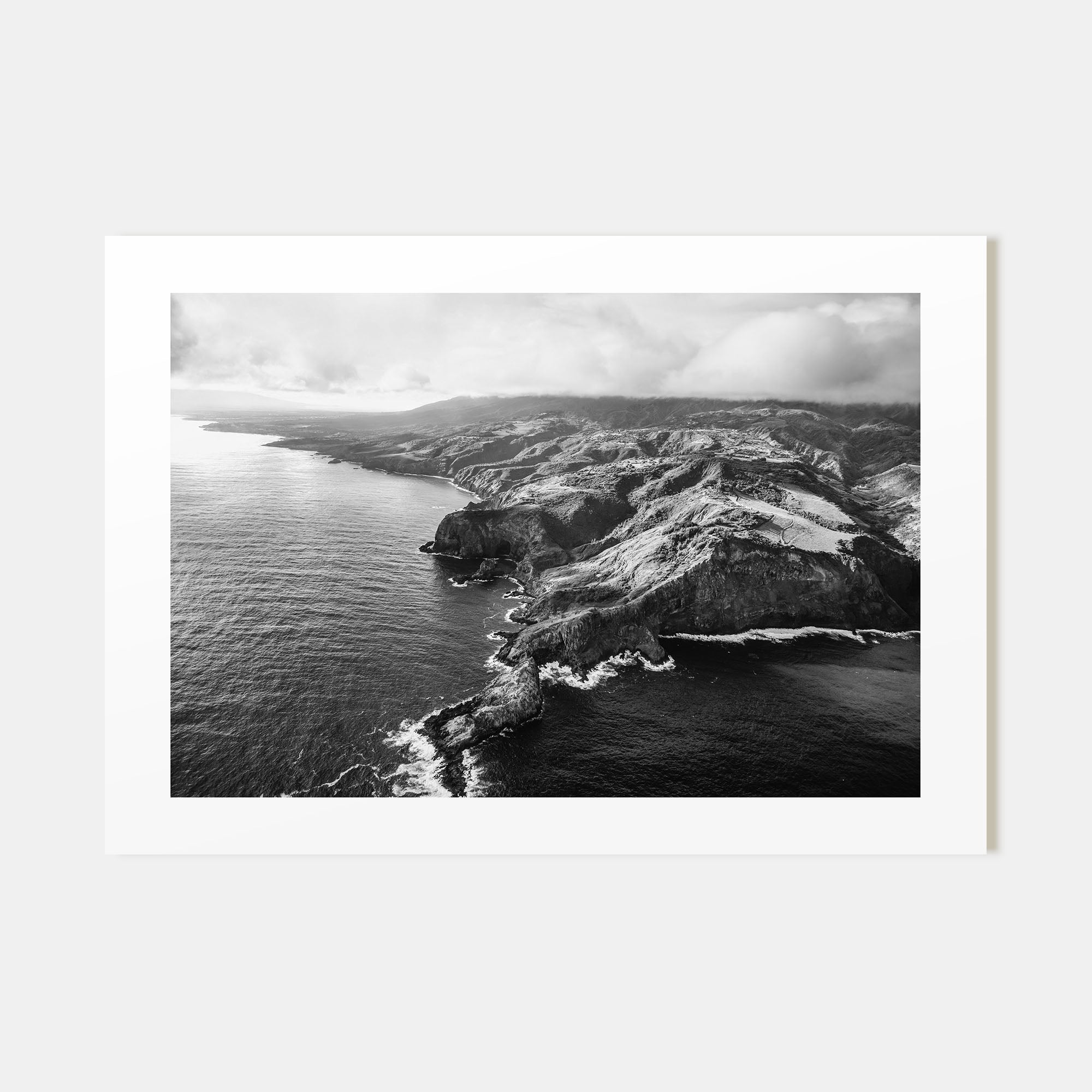 Maui Landscape B&W Poster