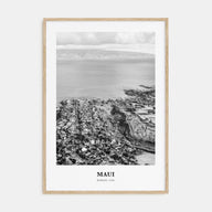 Maui Portrait B&W No 2 Poster
