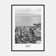 Maui Portrait B&W No 2 Poster