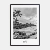 Maui Portrait B&W No 3 Poster