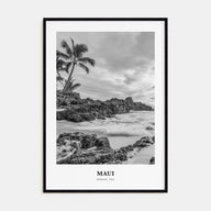 Maui Portrait B&W No 3 Poster