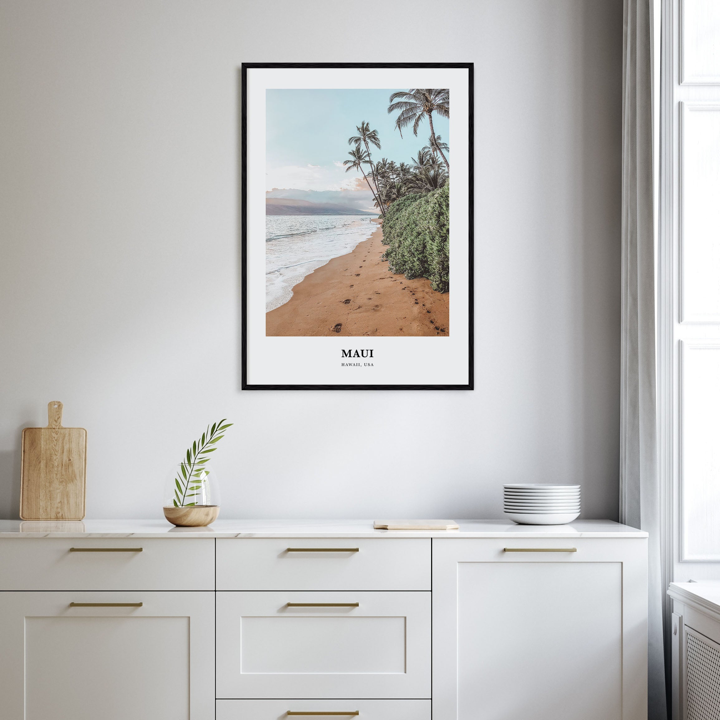 Maui Portrait Color Poster