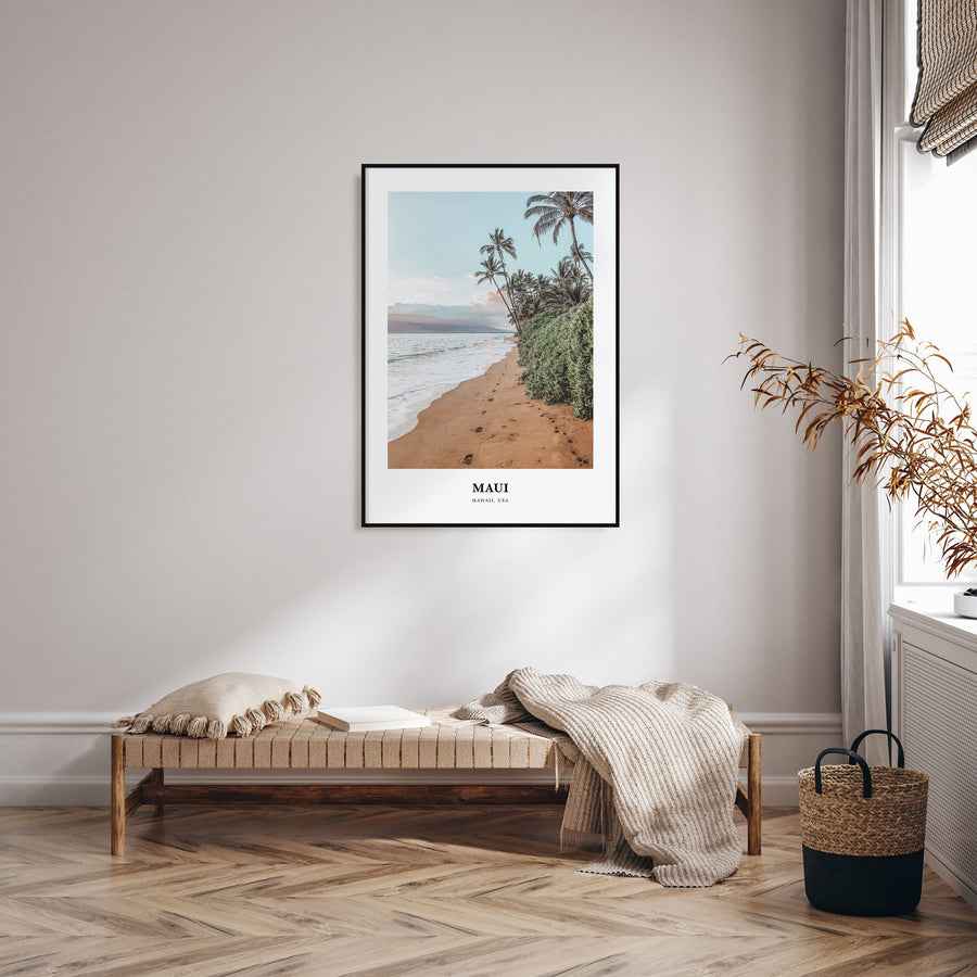 Maui Portrait Color Poster