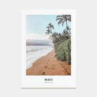 Maui Portrait Color Poster