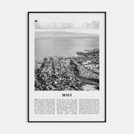 Maui Travel B&W No 2 Poster