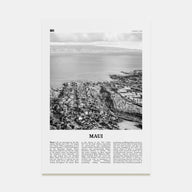 Maui Travel B&W No 2 Poster