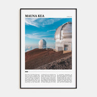 Mauna Kea Travel Color Poster
