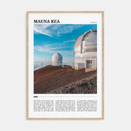 Mauna Kea Travel Color Poster