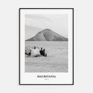 Mauritania Portrait B&W Poster