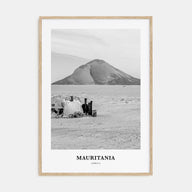 Mauritania Portrait B&W Poster