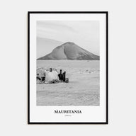 Mauritania Portrait B&W Poster