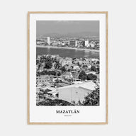 Mazatlán Portrait B&W Poster