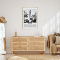 McAllen Travel B&W Poster