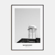 McKinney Portrait B&W Poster