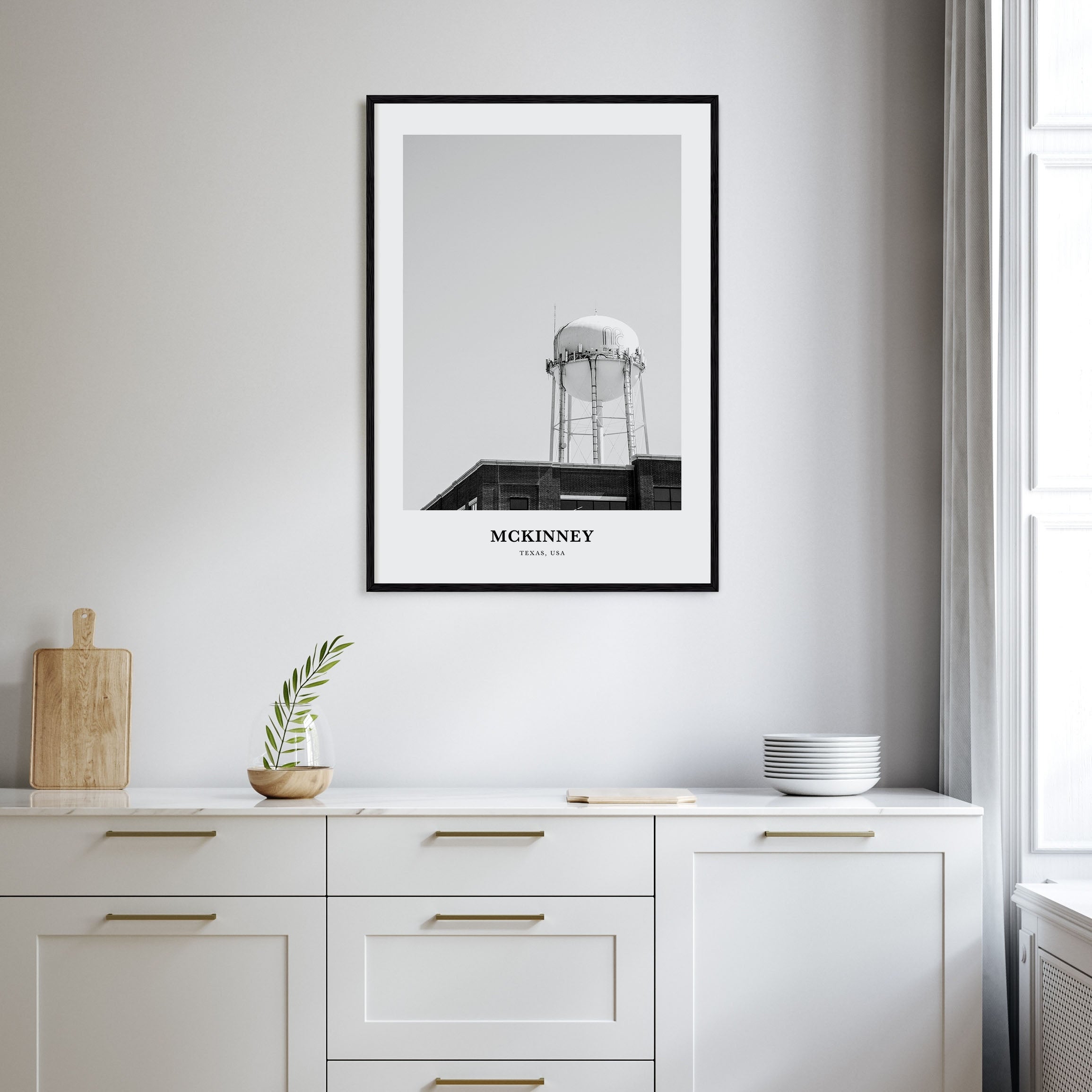 McKinney Portrait B&W Poster