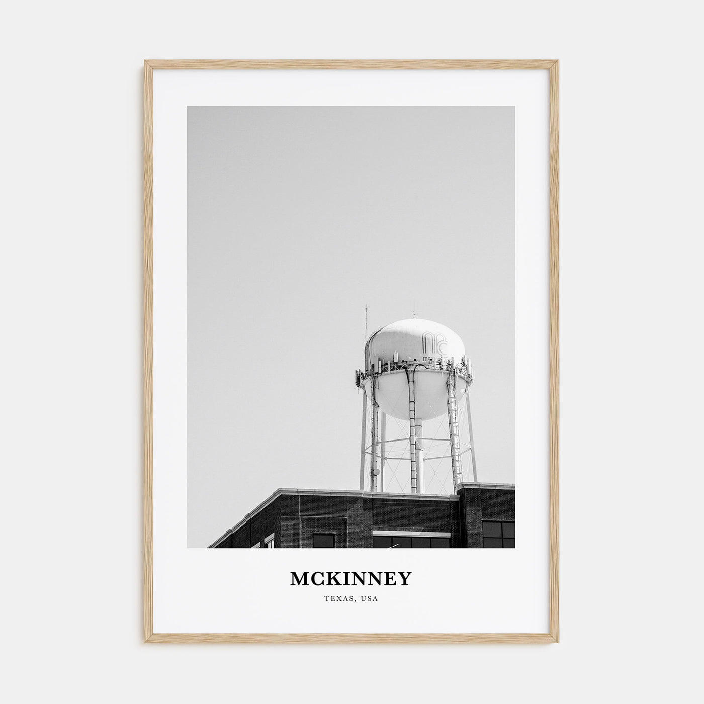 McKinney Portrait B&W Poster