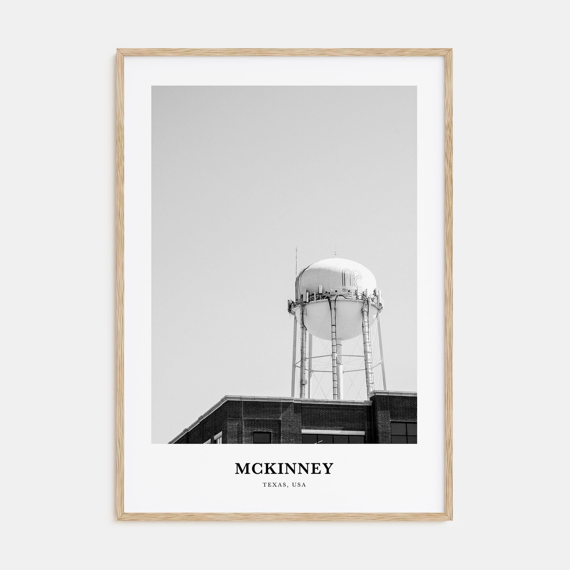 McKinney Portrait B&W Poster