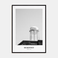 McKinney Portrait B&W Poster