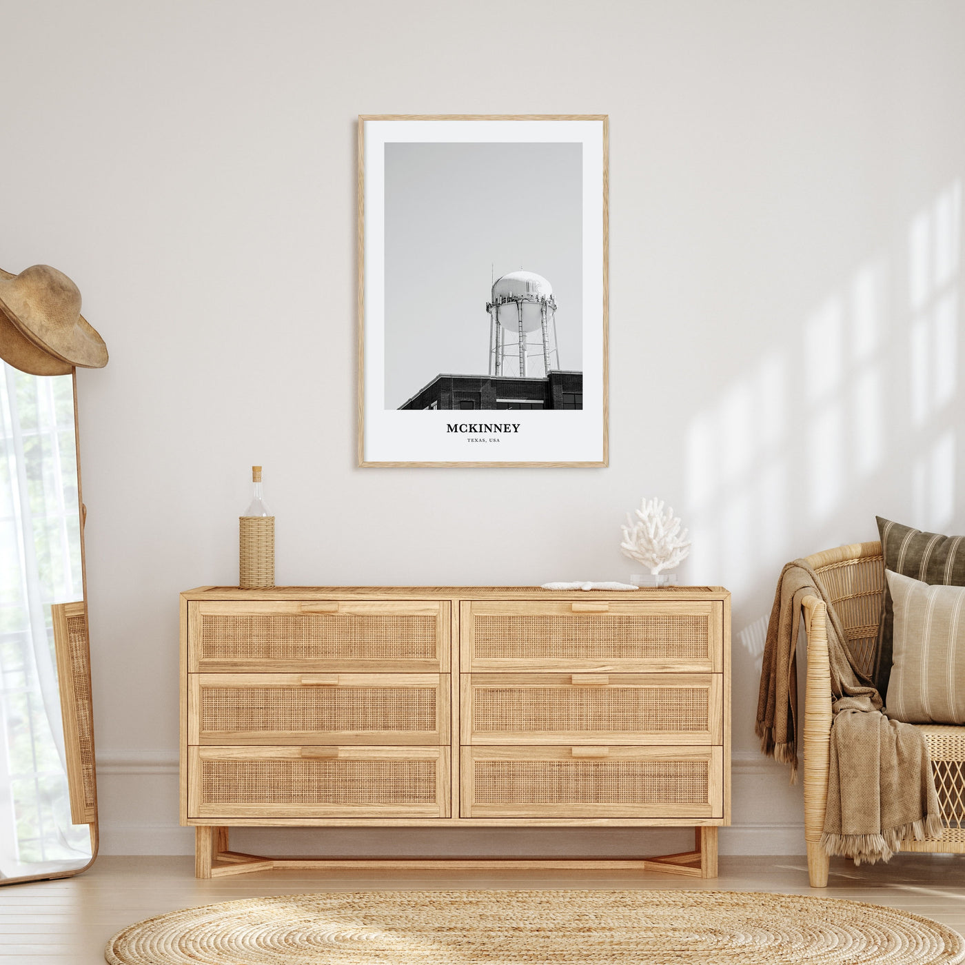 McKinney Portrait B&W Poster