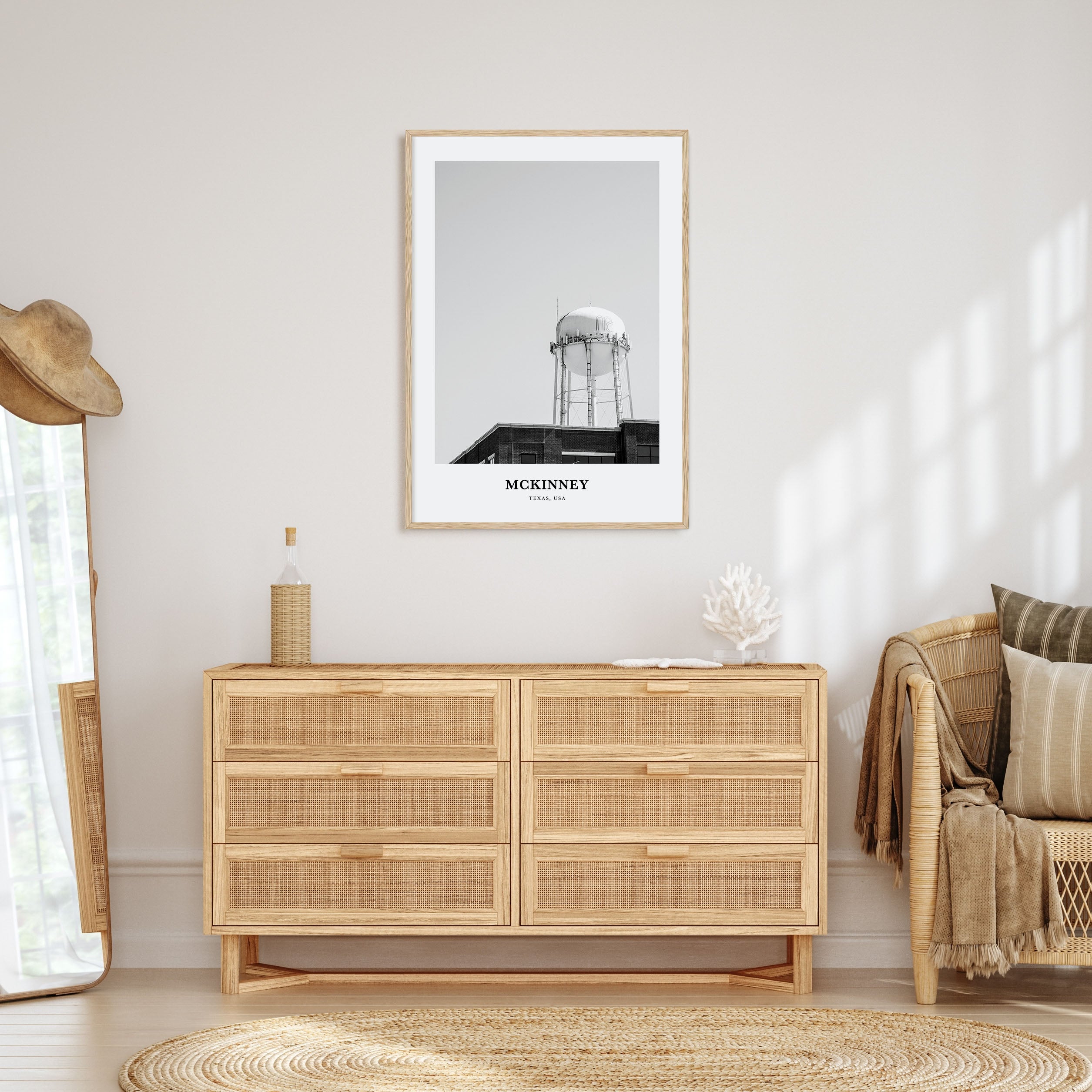 McKinney Portrait B&W Poster