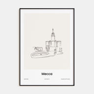 Mecca Drawn Poster