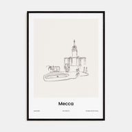 Mecca Drawn Poster