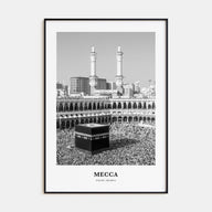 Mecca Portrait B&W Poster