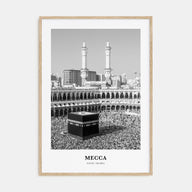 Mecca Portrait B&W Poster