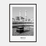 Mecca Portrait B&W Poster