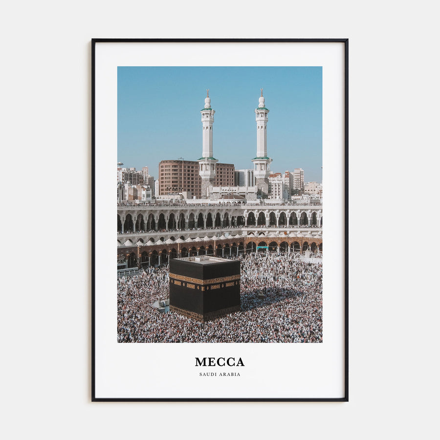 Mecca Portrait Color Poster