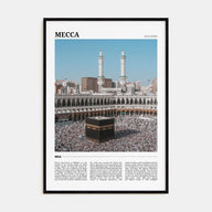 Mecca Travel Color Poster