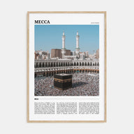 Mecca Travel Color Poster